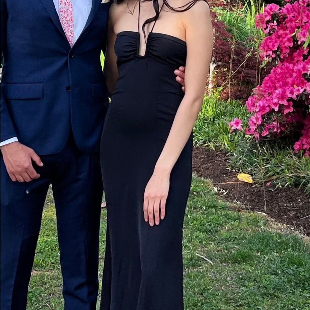 Abercrombie & Fitch Black Strapless Dress